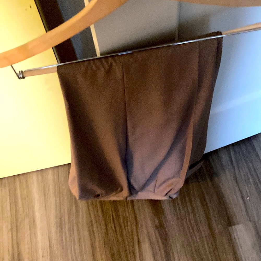 Amherst & Brown light brown dress pants. They were hemmed and never worn.